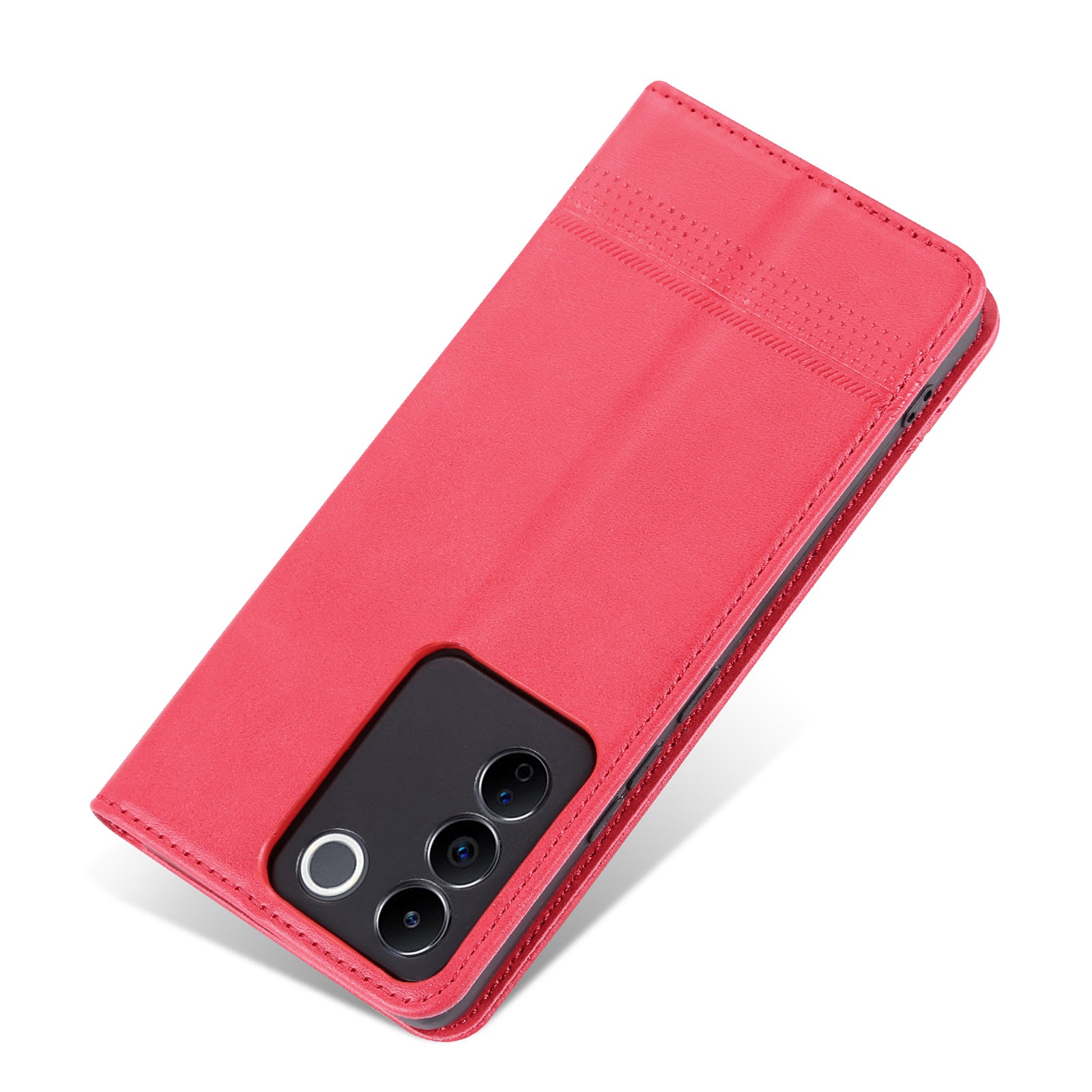 AZNS For vivo S16e 5G Shockproof Cell Phone Case PU Leather Wallet Stand Magnetic Phone Cover