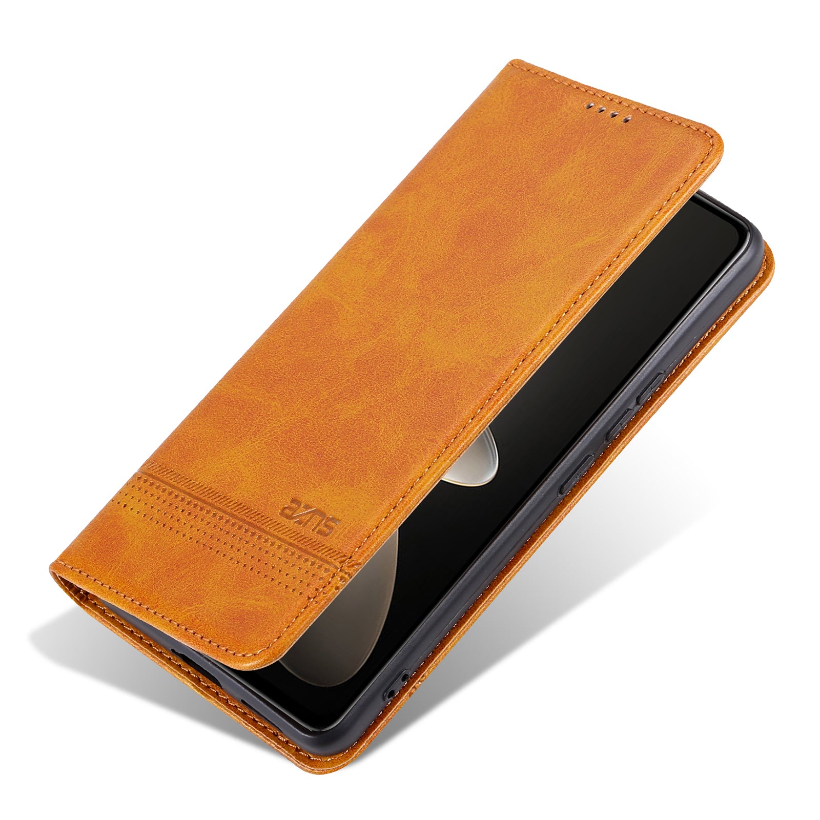AZNS For vivo S16e 5G Shockproof Cell Phone Case PU Leather Wallet Stand Magnetic Phone Cover