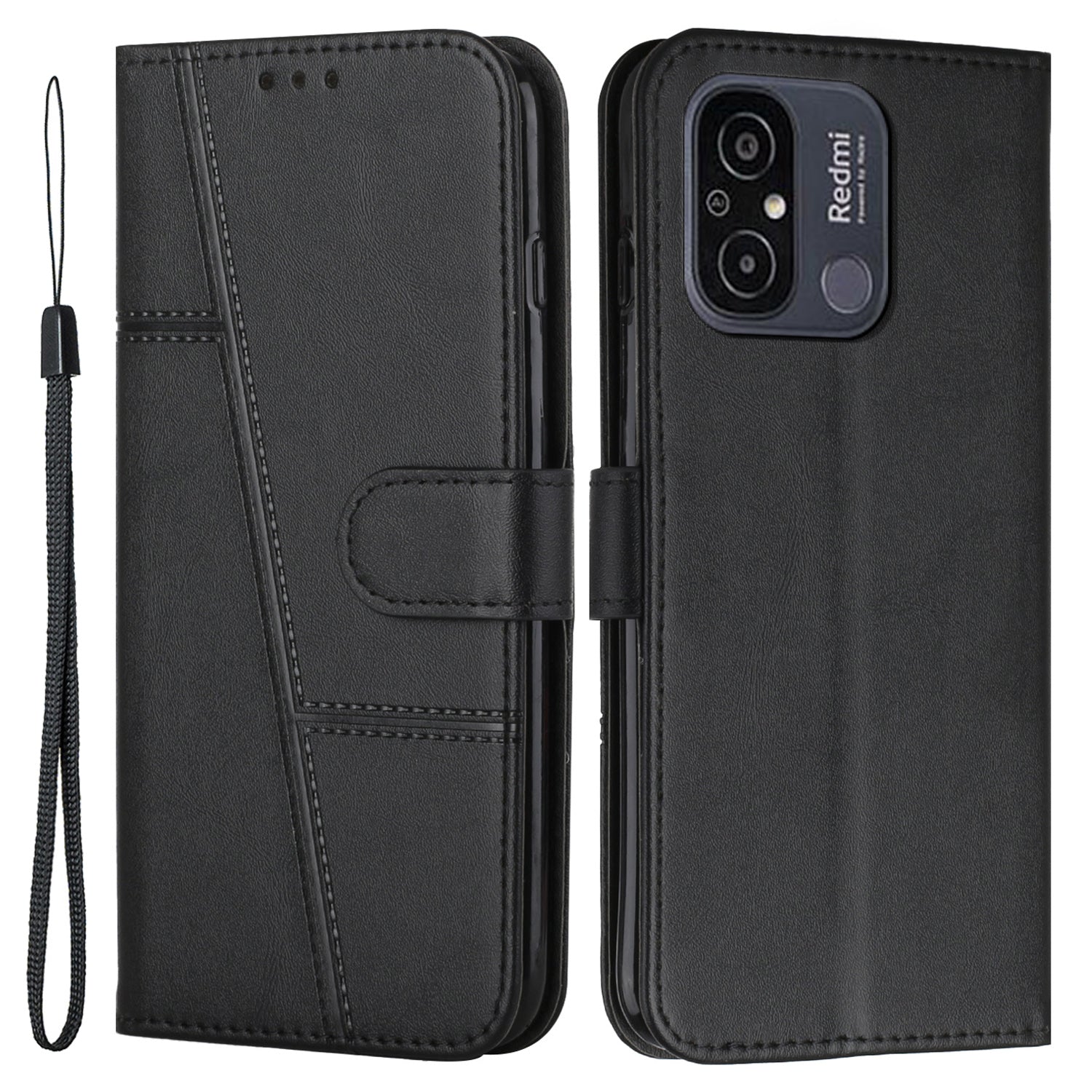 Shockproof Phone Case For Xiaomi Redmi 12C 4G 11A 4G Magnetic Leather Flip Phone Cover Wallet Stand