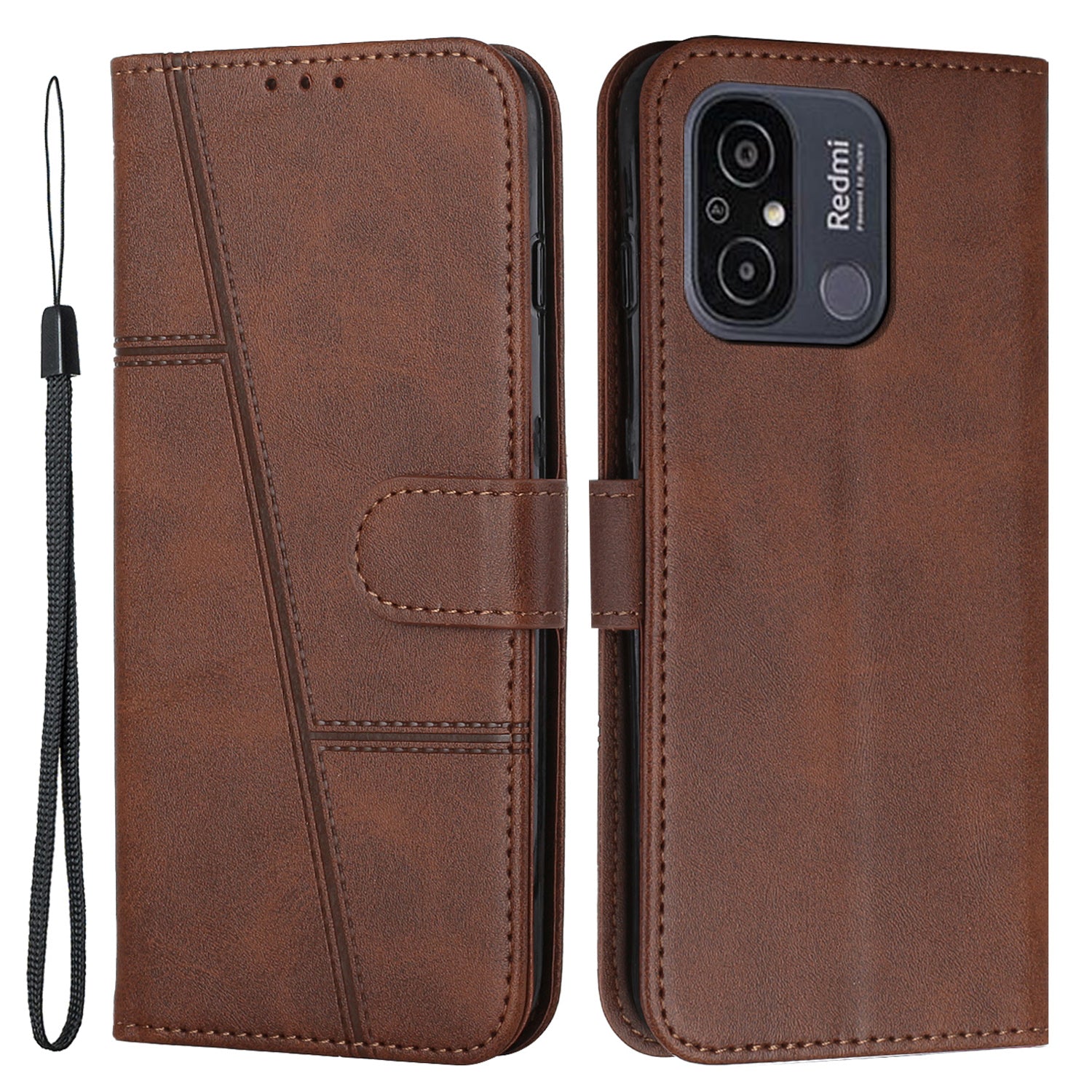 Shockproof Phone Case For Xiaomi Redmi 12C 4G 11A 4G Magnetic Leather Flip Phone Cover Wallet Stand
