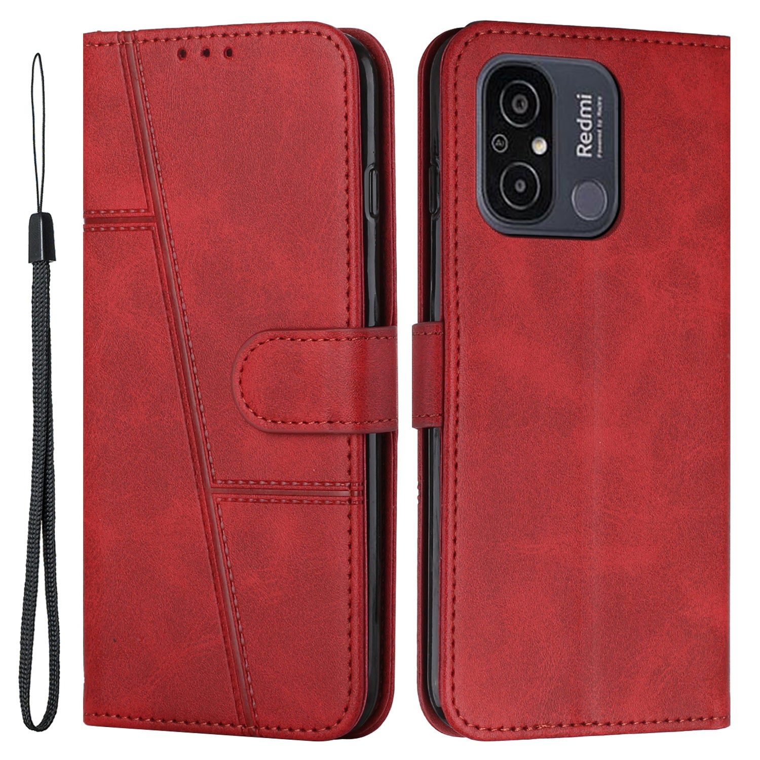 Shockproof Phone Case For Xiaomi Redmi 12C 4G 11A 4G Magnetic Leather Flip Phone Cover Wallet Stand