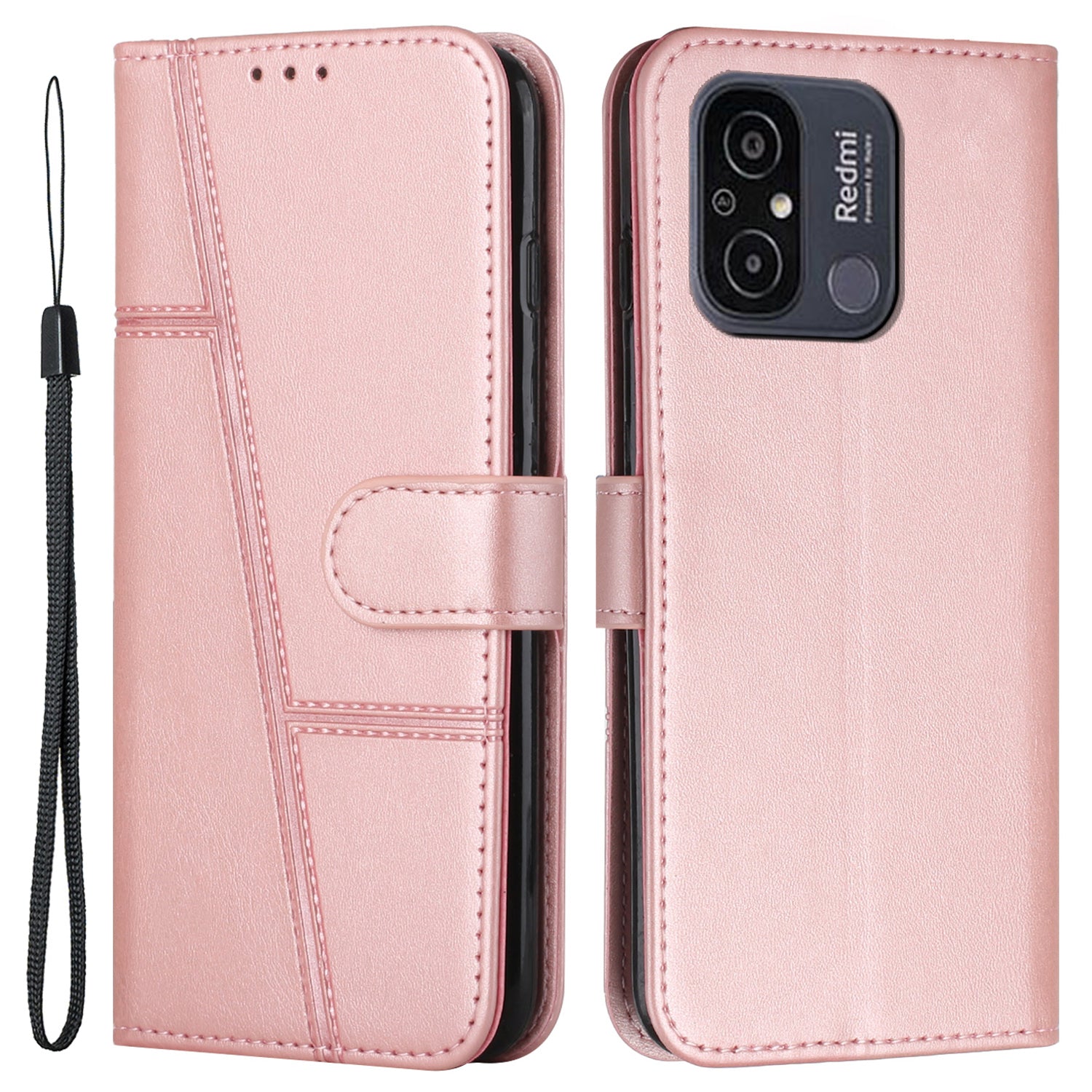 Shockproof Phone Case For Xiaomi Redmi 12C 4G 11A 4G Magnetic Leather Flip Phone Cover Wallet Stand