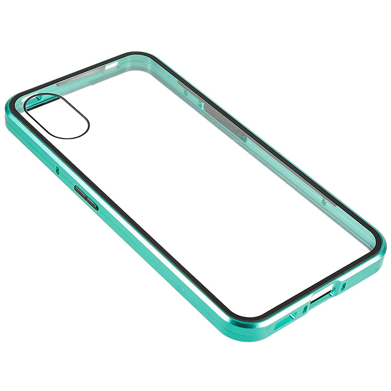 Metal Frame Magnetic Phone Case For Nothing phone (1) 5G Double-sided Tempered Glass 360 Full-Body Protection Cover