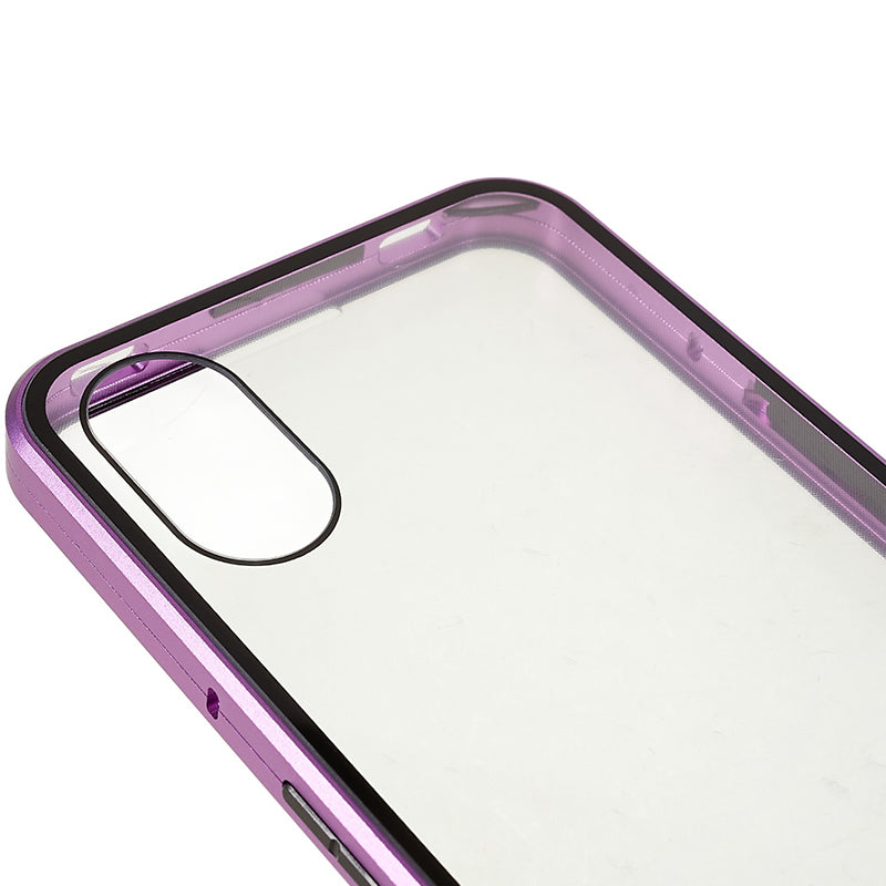 Metal Frame Magnetic Phone Case For Nothing phone (1) 5G Double-sided Tempered Glass 360 Full-Body Protection Cover