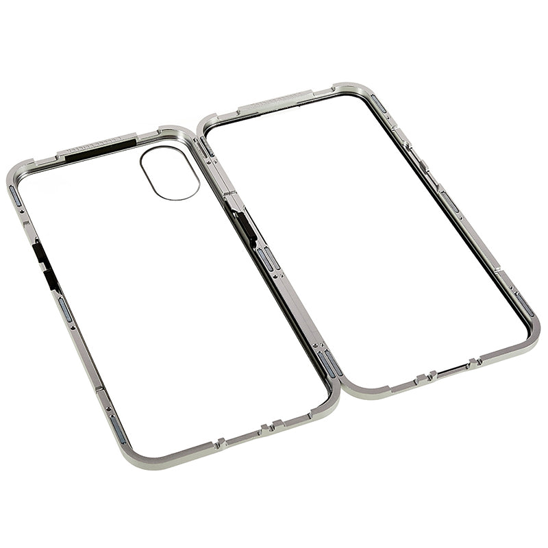 Metal Frame Magnetic Phone Case For Nothing phone (1) 5G Double-sided Tempered Glass 360 Full-Body Protection Cover