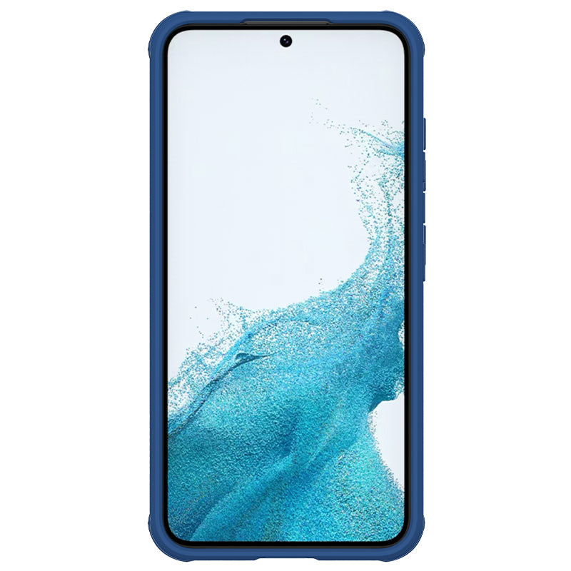 NILLKIN CamShield Pro for Samsung Galaxy A54 5G PC+TPU Hybrid Phone Cover Drop-proof Case with Camera Slide Lid - Blue