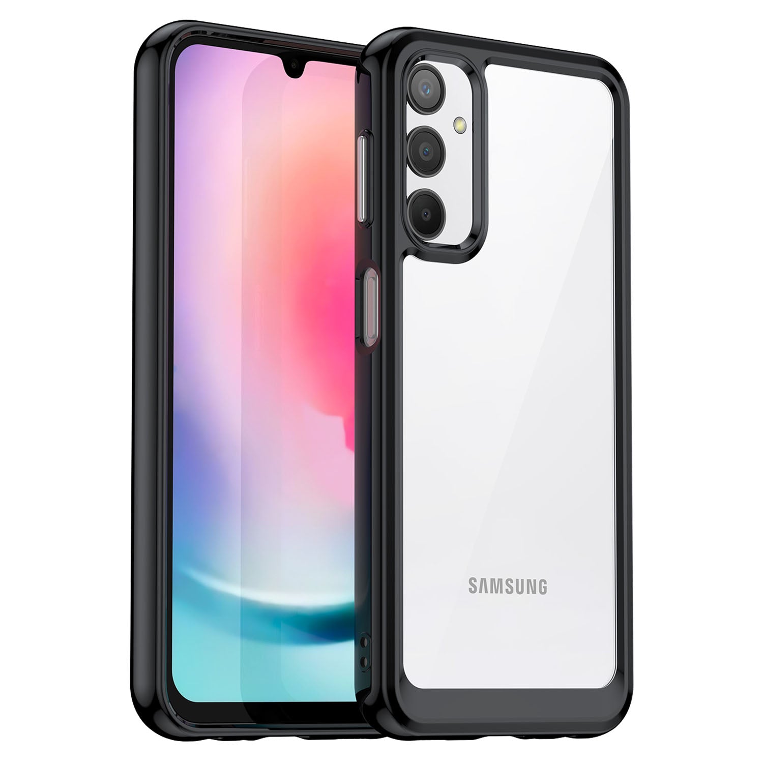 For Samsung Galaxy A24 4G TPU Acrylic Phone Case Anti-drop Phone Protective Cover