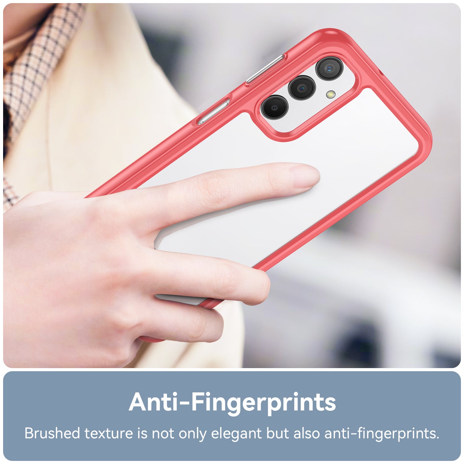 For Samsung Galaxy A24 4G TPU Acrylic Phone Case Anti-drop Phone Protective Cover