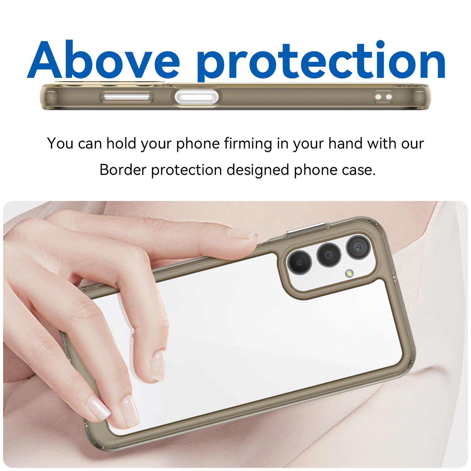 For Samsung Galaxy A24 4G TPU Acrylic Phone Case Anti-drop Phone Protective Cover