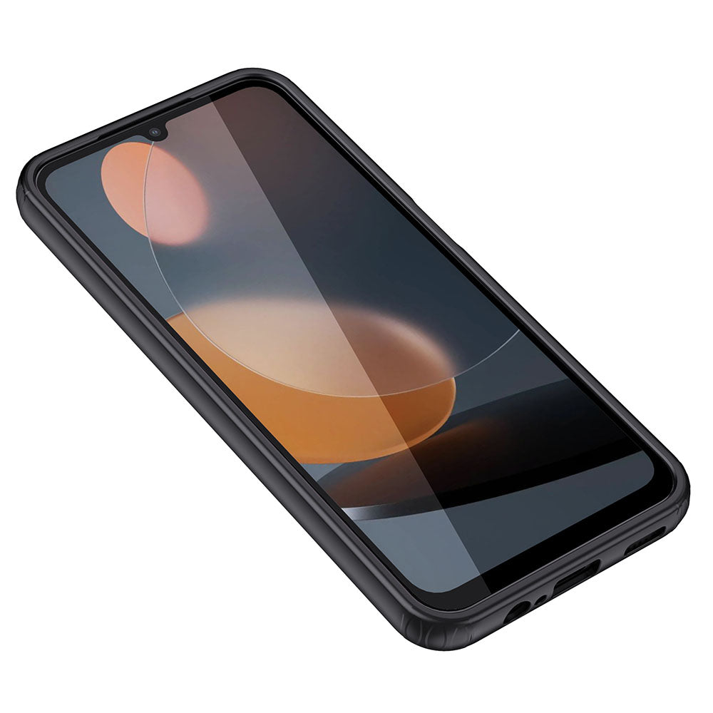 For Samsung Galaxy A24 4G Anti-drop Protective Phone Case Hard PC Soft TPU Hybrid Phone Cover