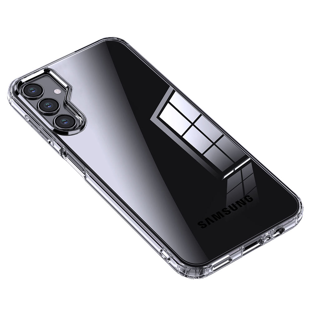 For Samsung Galaxy A24 4G Anti-drop Protective Phone Case Hard PC Soft TPU Hybrid Phone Cover