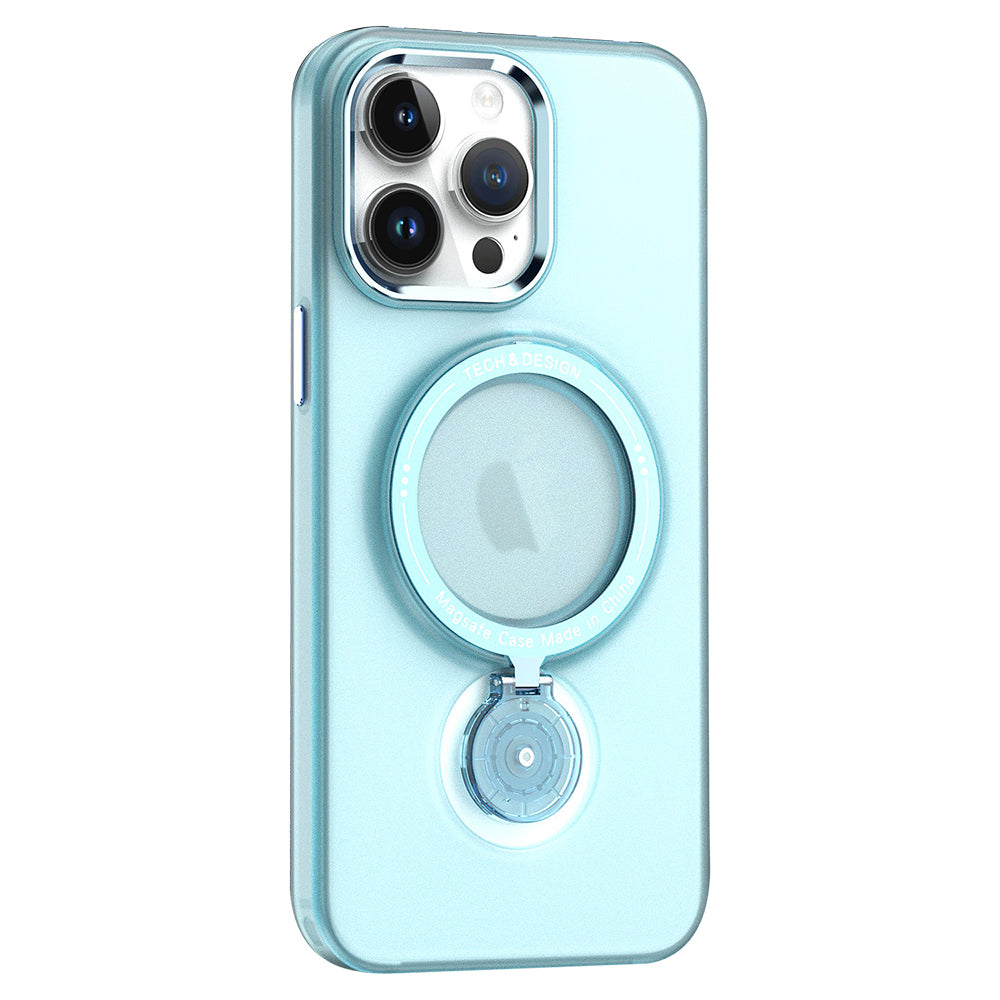 Pro iPhone 14 Pro protiprachový kryt mobilního telefonu kompatibilní s plastovým pouzdrem na telefon MagSafe Kickstand