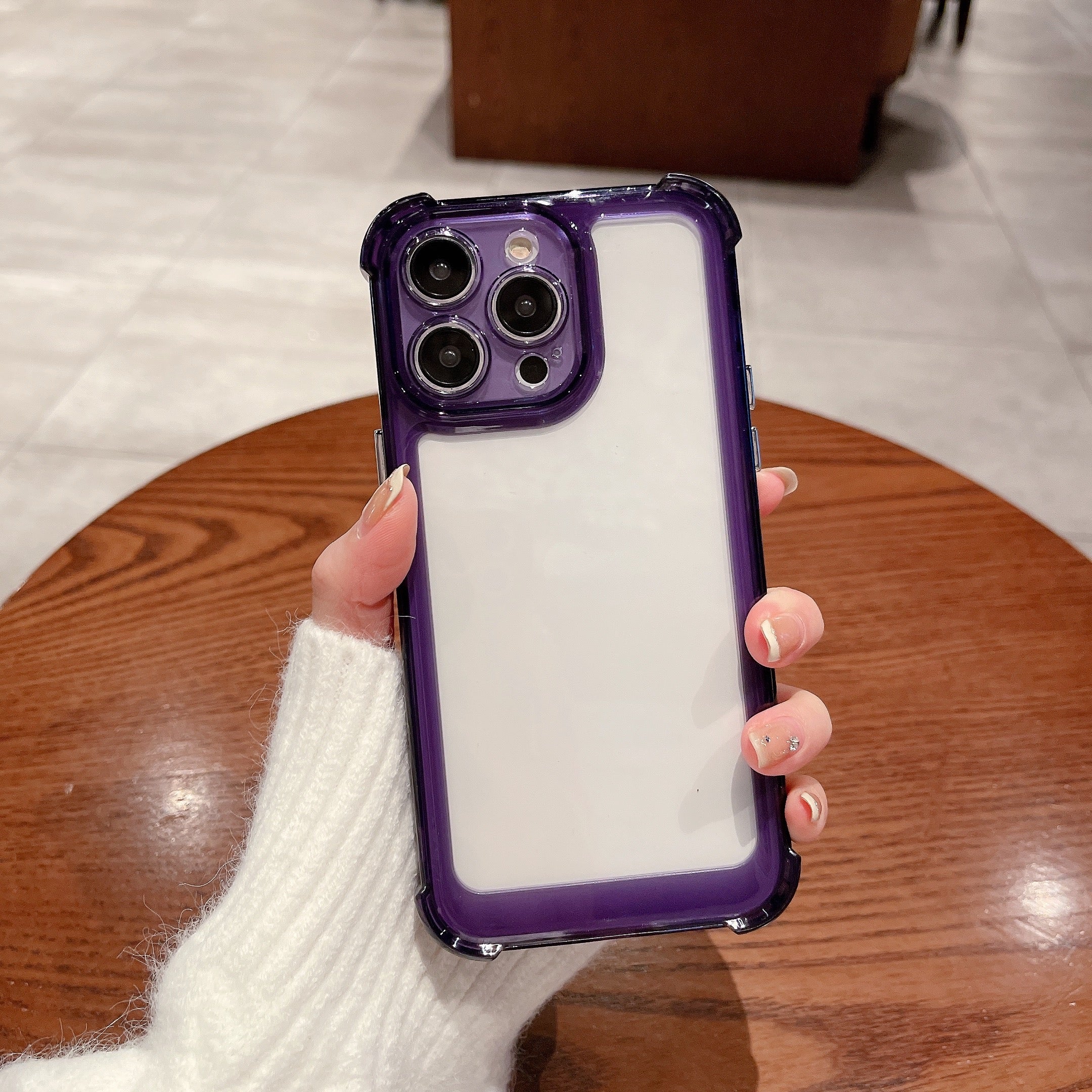 For iPhone 14 Pro Max Shockproof Cell Phone Case with Four Corners Drop Protection