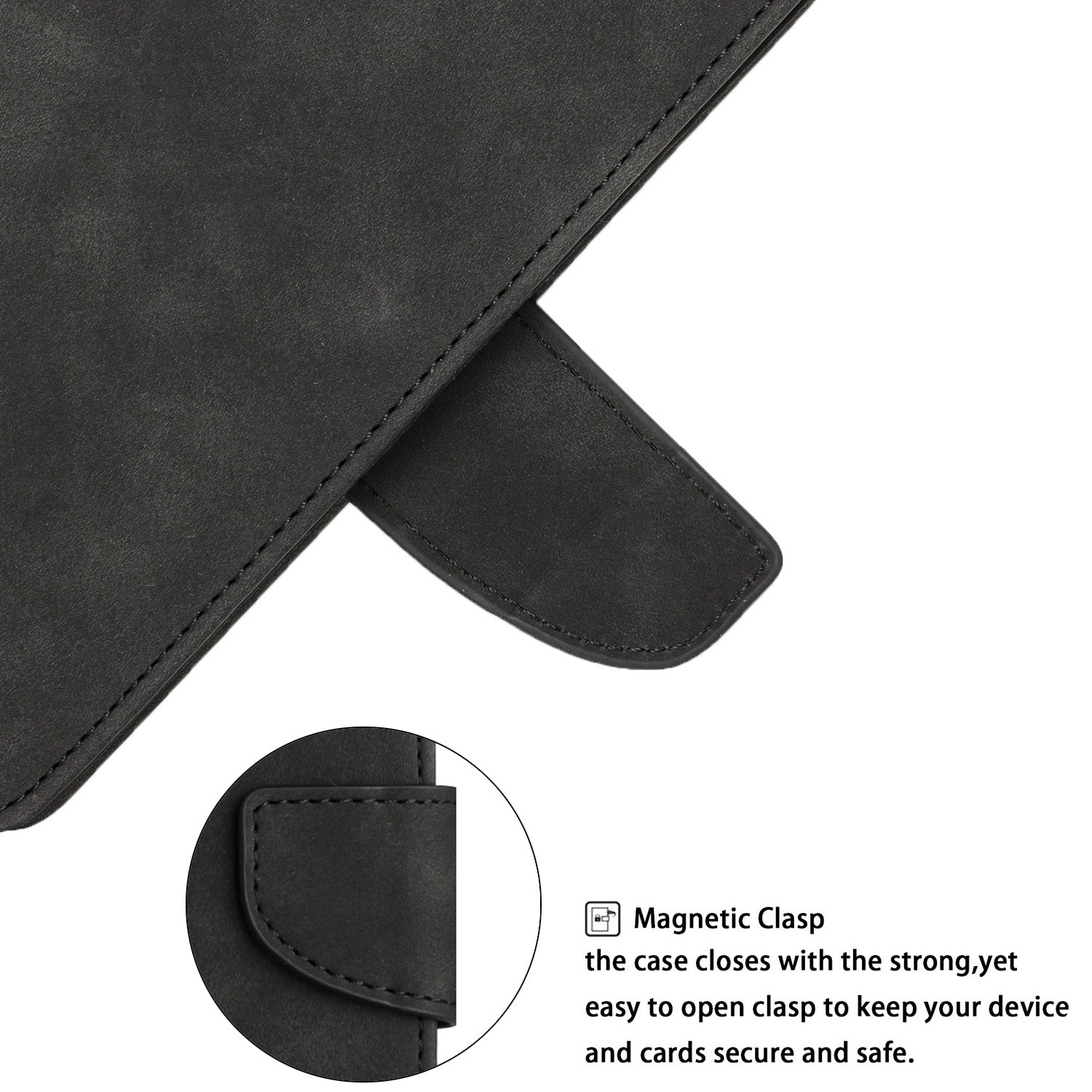 For Samsung Galaxy A24 4G Solid Color Protective Flip Phone Case Wallet Stand Leather Cell Phone Cover