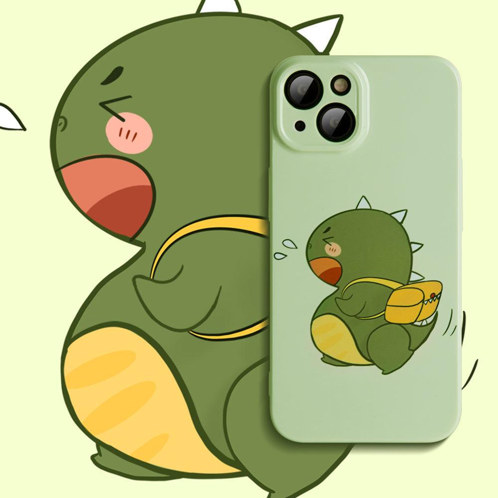Back Protector Case for iPhone 13 Pro Max 6.7 inch Cartoon Pattern Anti-drop Mobile Phone Cover