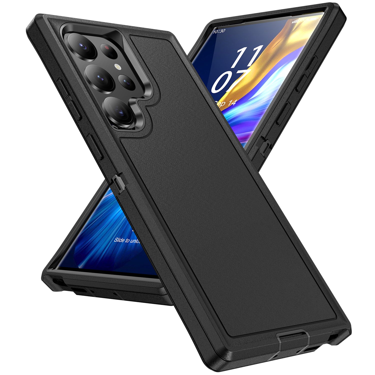 For Samsung Galaxy S23 Ultra Phone Case Hard PC Soft TPU Shockproof Phone Cover