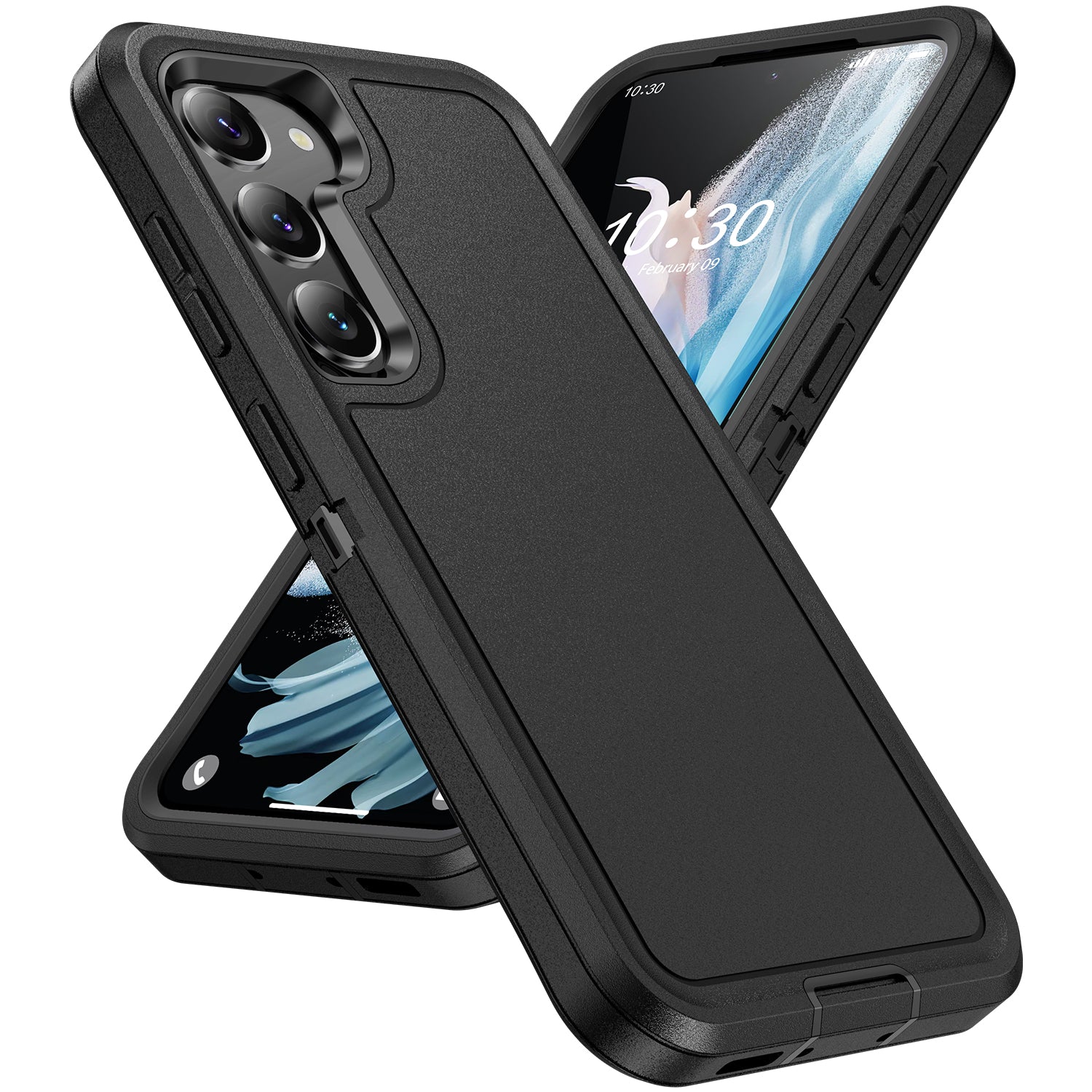 For Samsung Galaxy S23 Anti-Slip Phone Case Hard PC Soft TPU Drop Protection Phone Cover