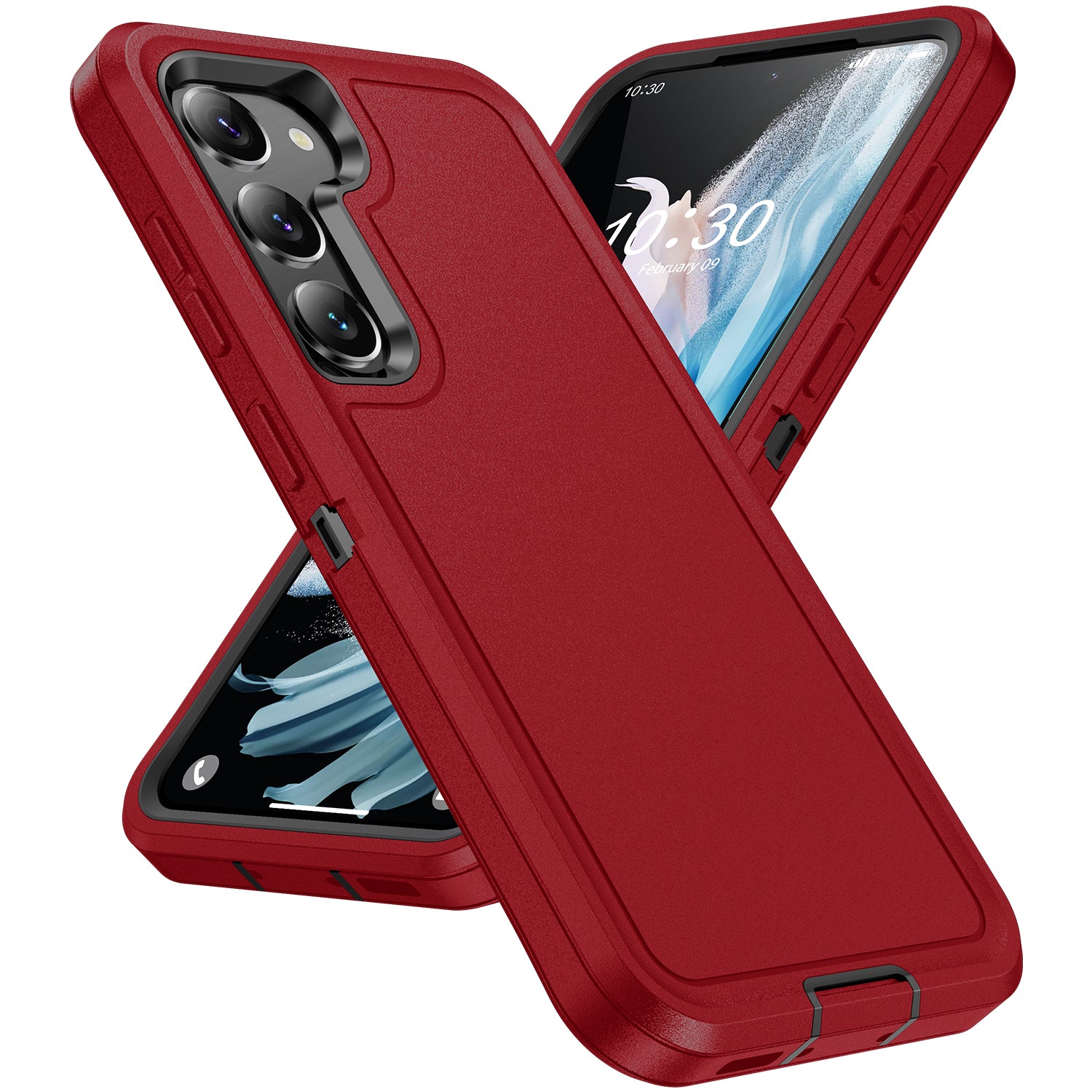 For Samsung Galaxy S23 Anti-Slip Phone Case Hard PC Soft TPU Drop Protection Phone Cover