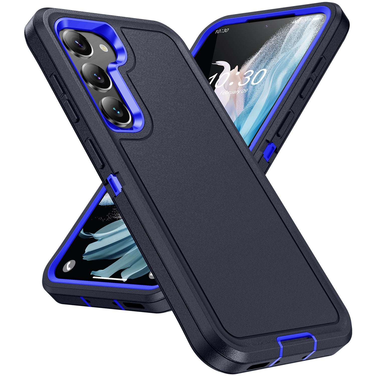 For Samsung Galaxy S23 Anti-Slip Phone Case Hard PC Soft TPU Drop Protection Phone Cover