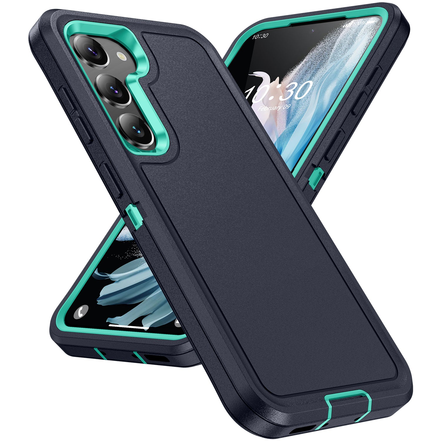For Samsung Galaxy S23 Anti-Slip Phone Case Hard PC Soft TPU Drop Protection Phone Cover
