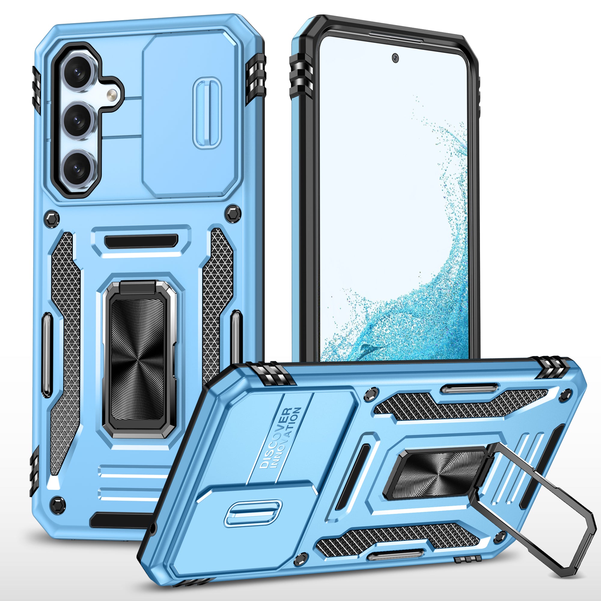 Armor Series telefoncover til Samsung Galaxy A54 5G PC TPU stødsikkert telefoncover Kickstand