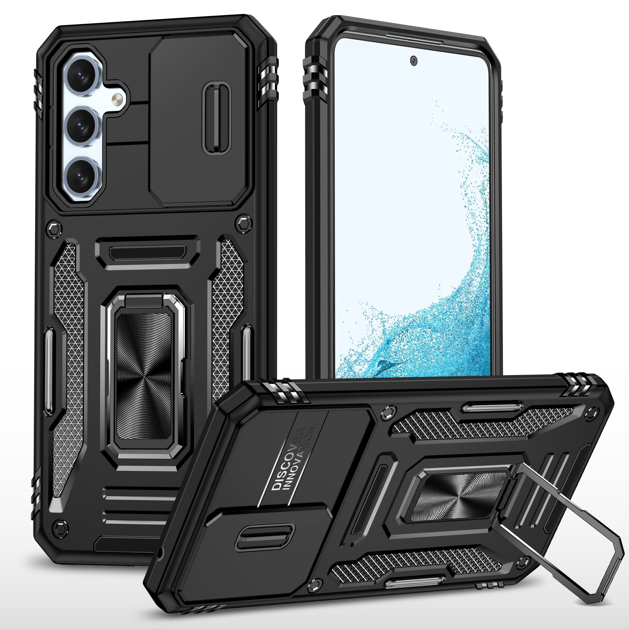 Armor Series telefoncover til Samsung Galaxy A54 5G PC TPU stødsikkert telefoncover Kickstand