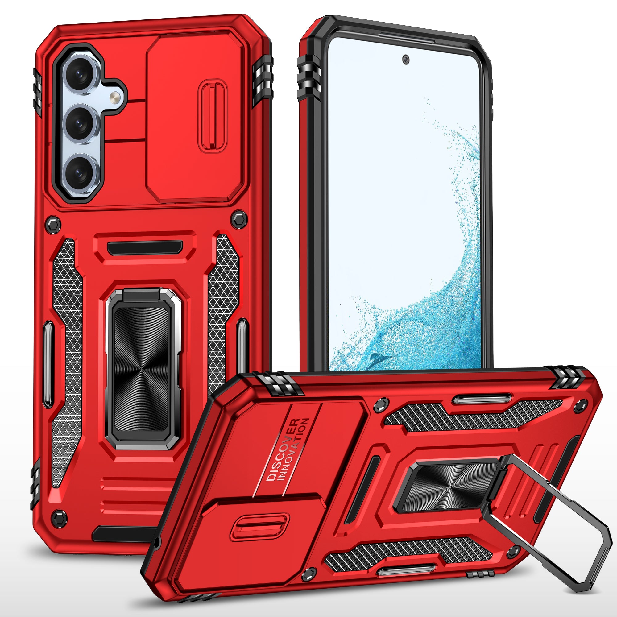 Armor Series telefoncover til Samsung Galaxy A54 5G PC TPU stødsikkert telefoncover Kickstand