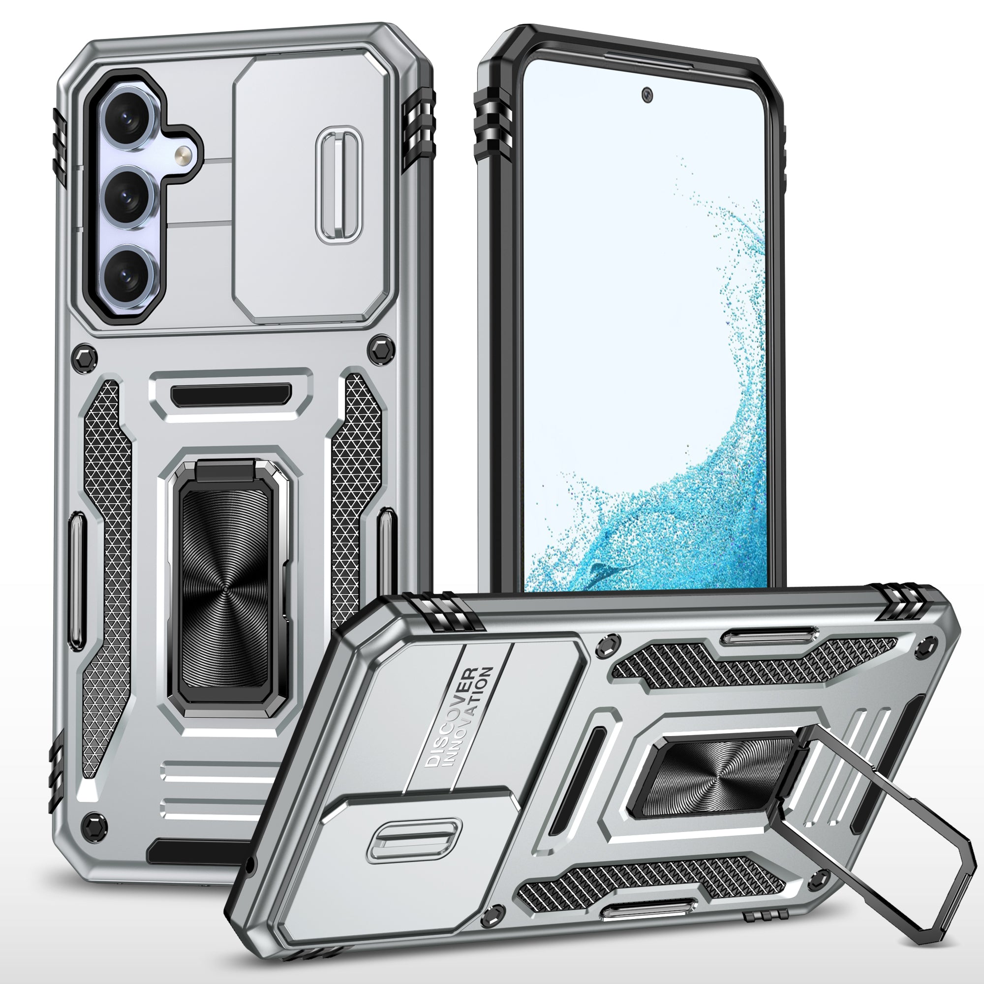 Armor Series telefoncover til Samsung Galaxy A54 5G PC TPU stødsikkert telefoncover Kickstand