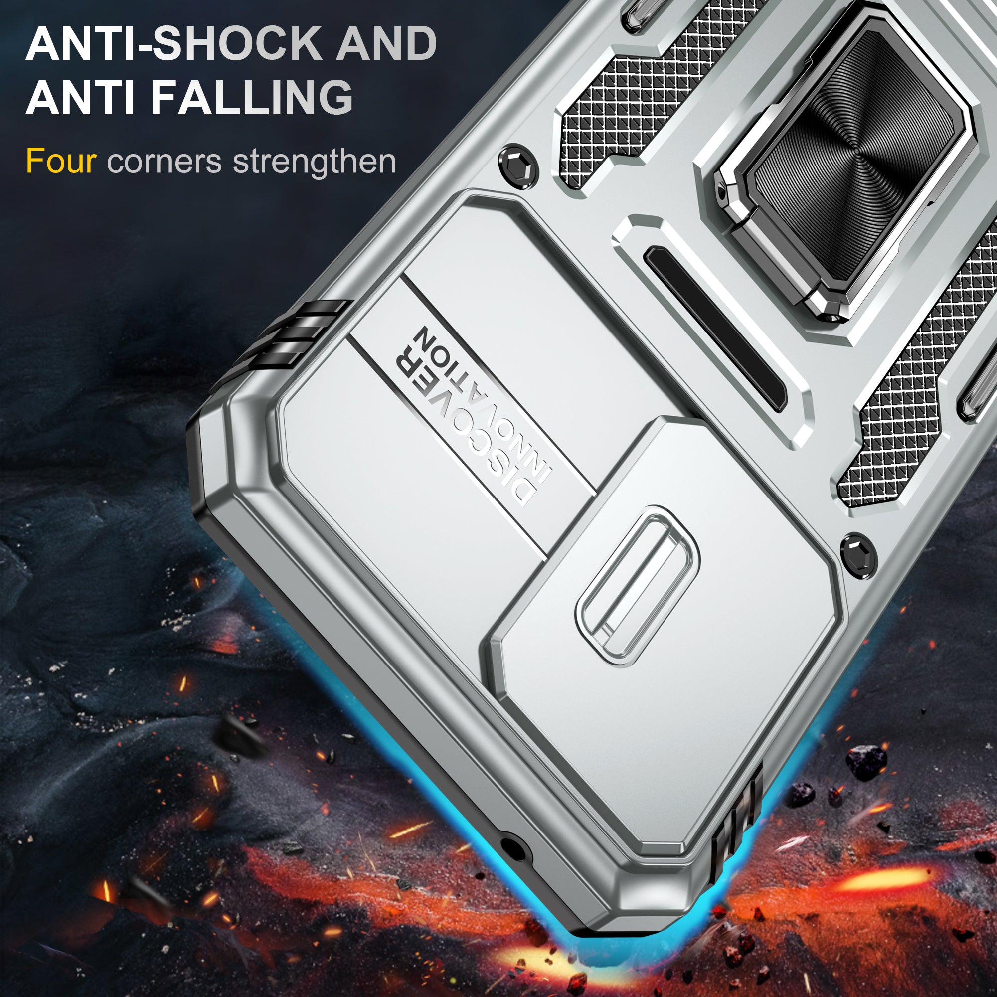 Armor Series telefoncover til Samsung Galaxy A54 5G PC TPU stødsikkert telefoncover Kickstand