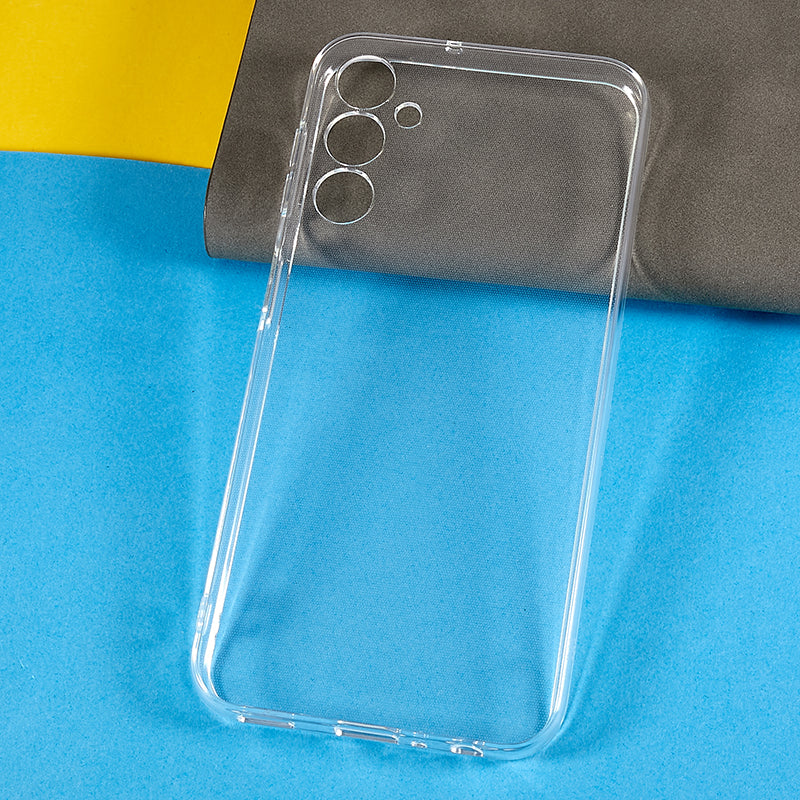 Pro Samsung Galaxy A24 4G Transparent Soft TPU Smartphone Pouzdro Tloušťka 1,5 mm Zadní kryt telefonu proti poškrábání