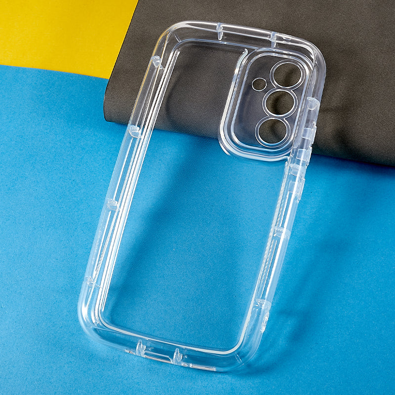 Pro Samsung Galaxy A54 5G měkké TPU pouzdro na telefon Airbag Ochranný kryt proti pádu – průhledný