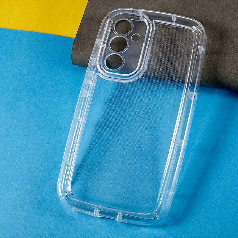Pro Samsung Galaxy A54 5G měkké TPU pouzdro na telefon Airbag Ochranný kryt proti pádu – průhledný
