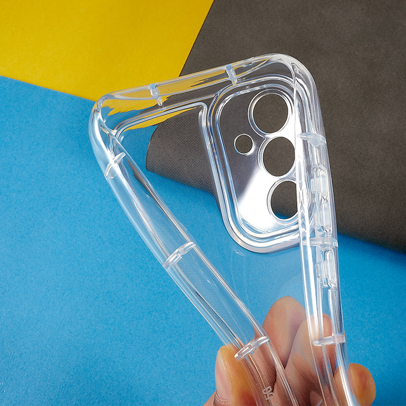 Pro Samsung Galaxy A54 5G měkké TPU pouzdro na telefon Airbag Ochranný kryt proti pádu – průhledný