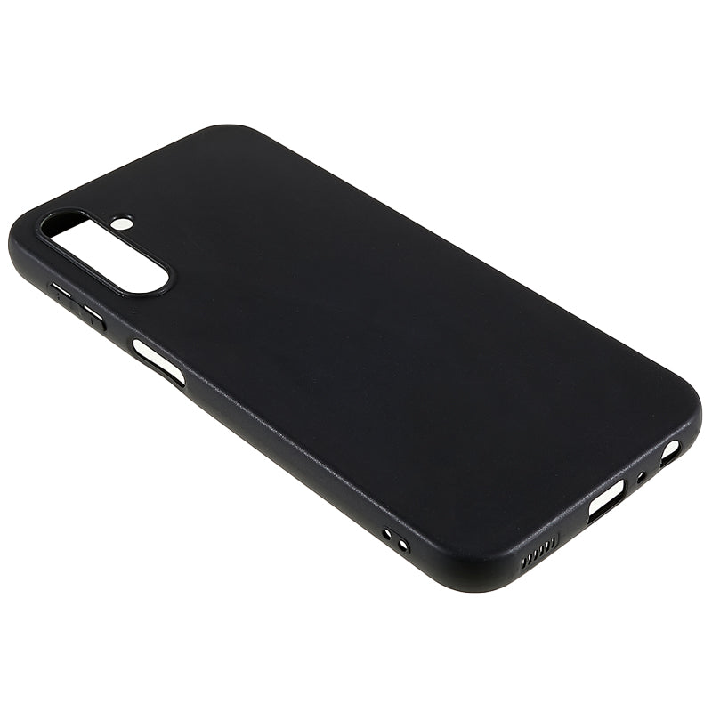 For Samsung Galaxy A24 4G Matte Phone Case Anti-scratch Cellphone TPU Anti-drop Cover - Black