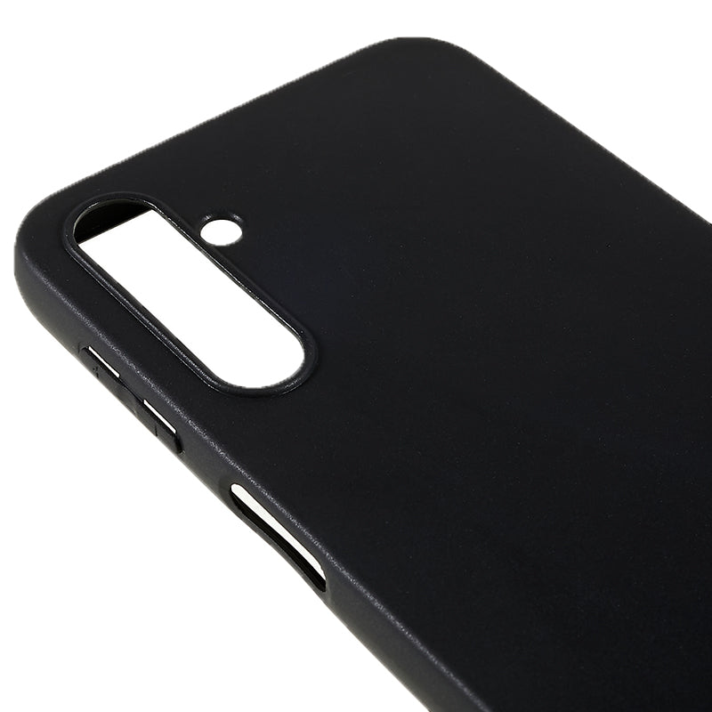 For Samsung Galaxy A24 4G Matte Phone Case Anti-scratch Cellphone TPU Anti-drop Cover - Black