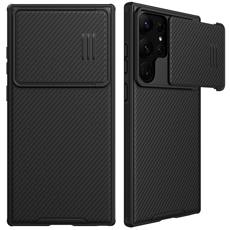 NILLKIN CamShield S Series for Samsung Galaxy S23 Ultra PC TPU Phone Case Slide Lens Protection Drop-proof Cover