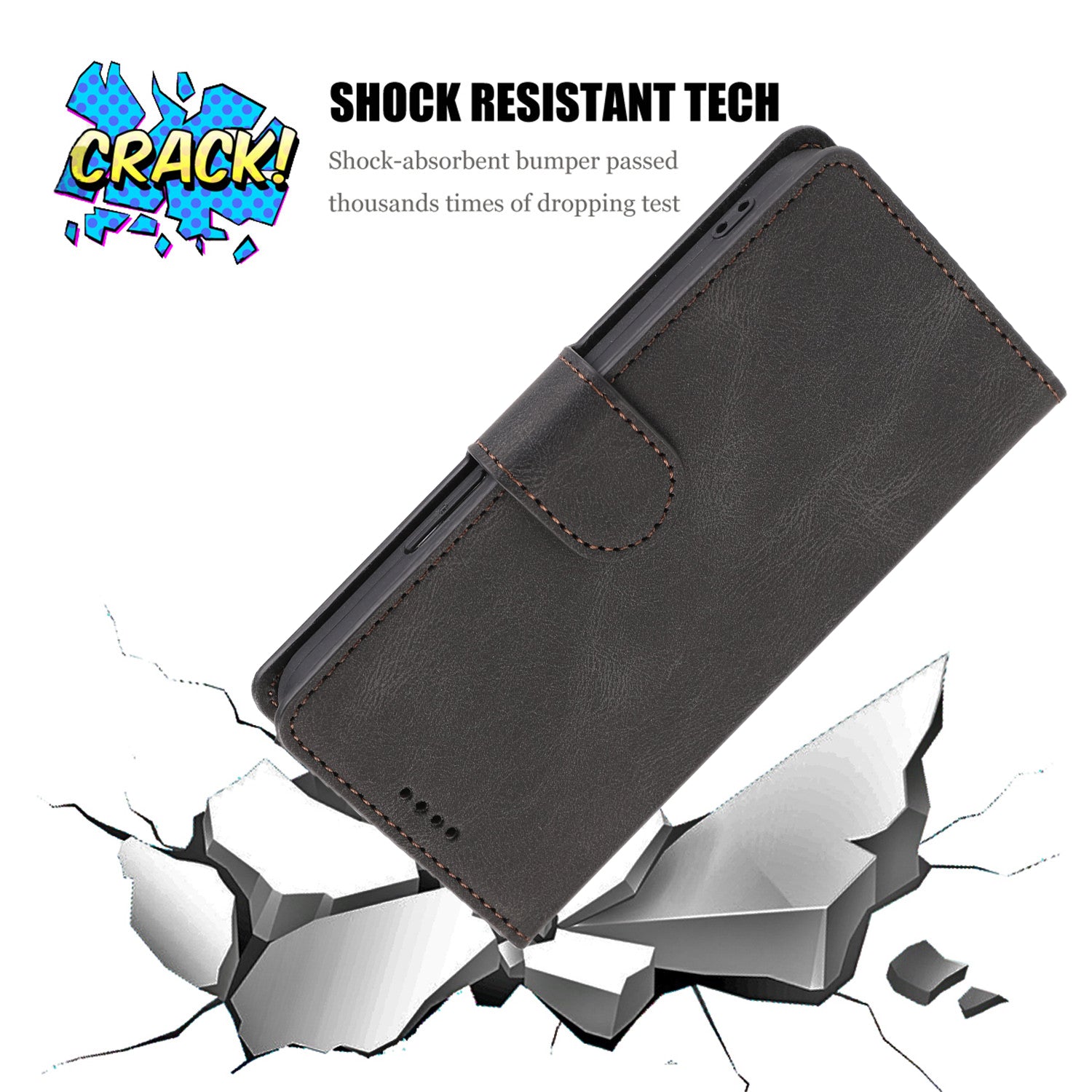 For Samsung Galaxy A34 5G Dustproof Leather Phone Case Magnetic Stand Wallet Phone Cover with Strap