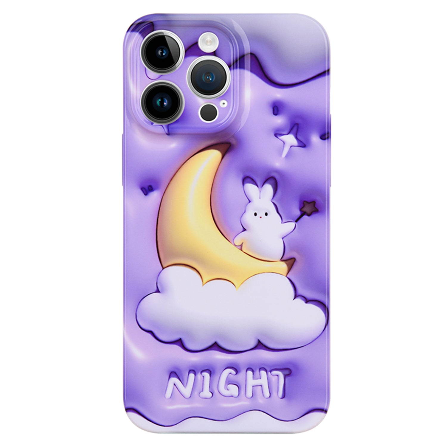 Protective Cover for iPhone 14 Pro Case 3D Effect Pattern Printing Slim Mobile Phone Guard