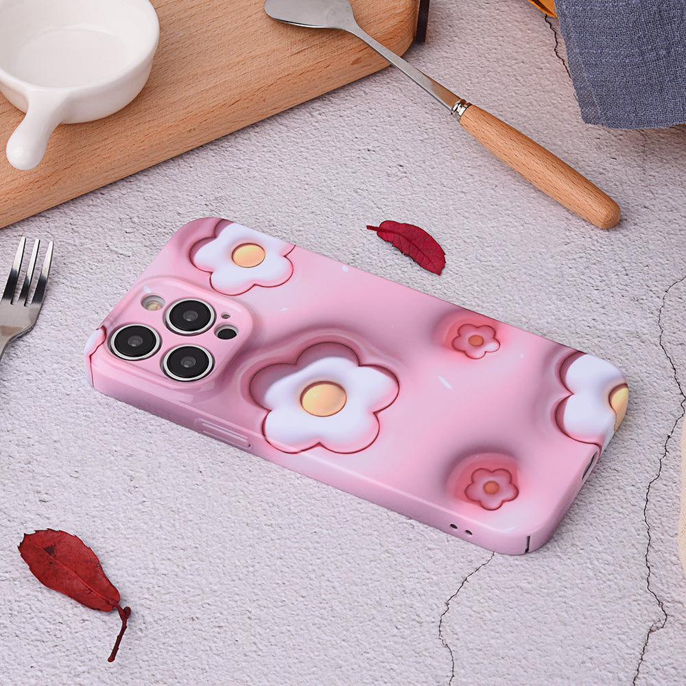 For iPhone 14 Pro Max Slim Case Cell Phone Protector 3D Effect Pattern Printing