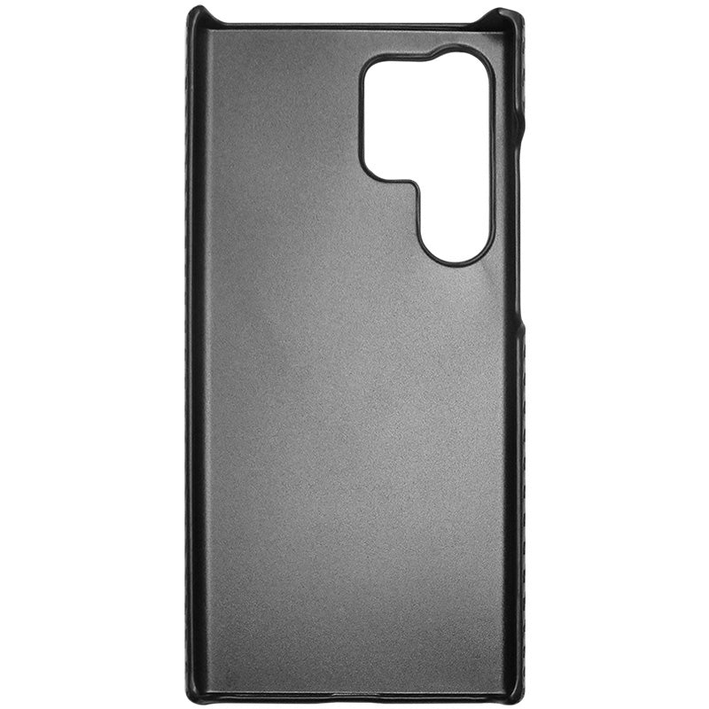 IMAK Ruiyi Series for Samsung Galaxy S23 Ultra Carbon Fiber Texture Phone Case PU Leather Coated PC Slim Fit Cover