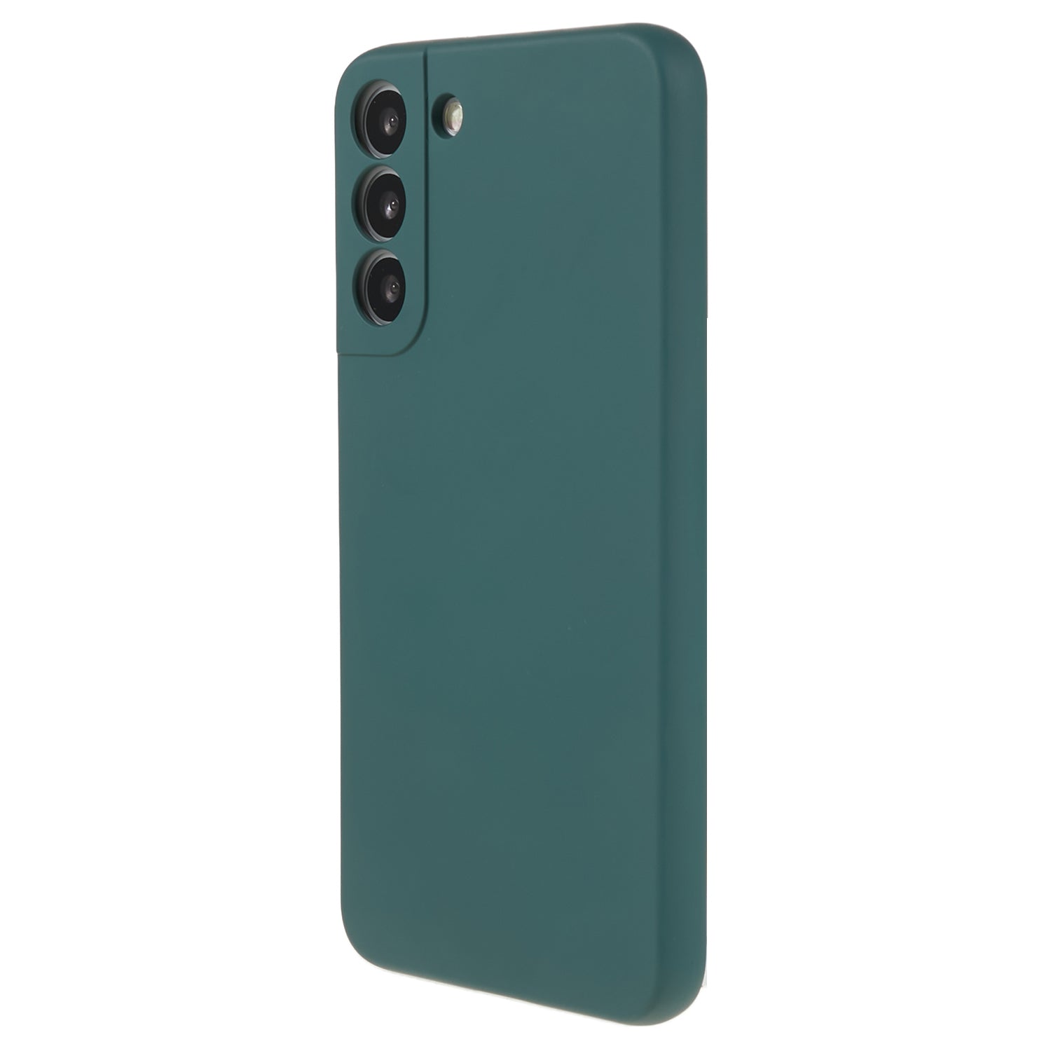 For Samsung Galaxy S22 5G Phone Case Soft Fiber Lining Rubberized TPU Phone Cover