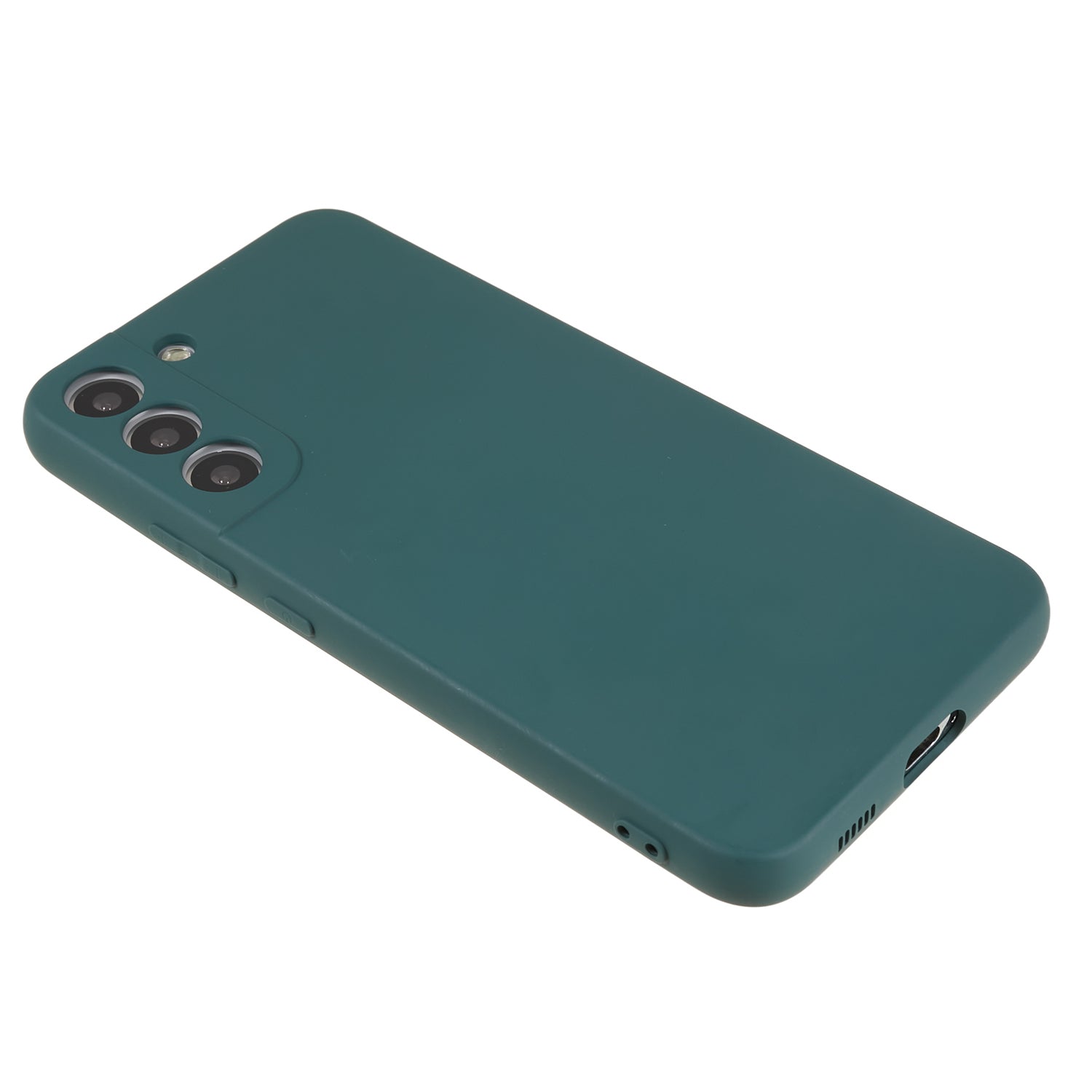 For Samsung Galaxy S22 5G Phone Case Soft Fiber Lining Rubberized TPU Phone Cover