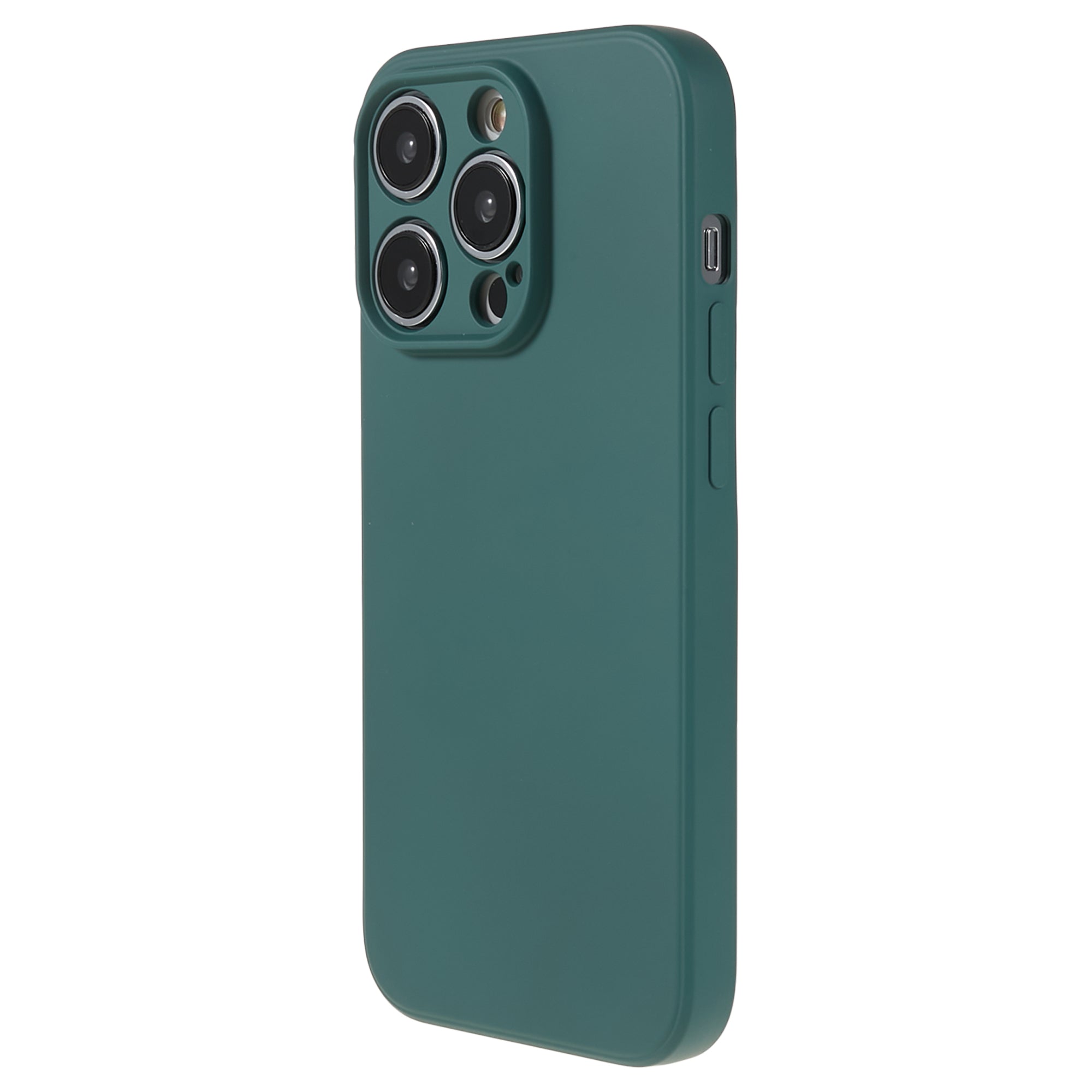 Pro iPhone 14 Pro Měkké TPU pogumované pouzdro na telefon Ochranný kryt z vláken proti poškrábání 