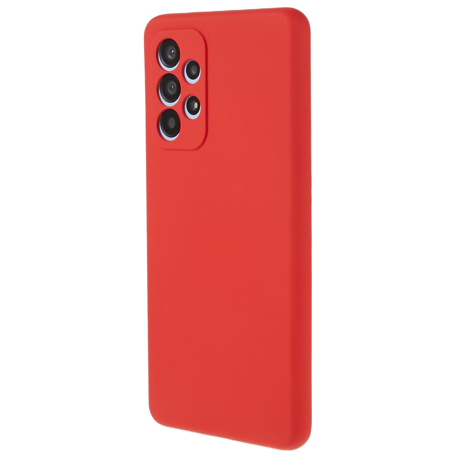 For Samsung Galaxy A53 5G Soft TPU Case Rubberized Anti-Scratch Fiber Lining Inside Phone Cover