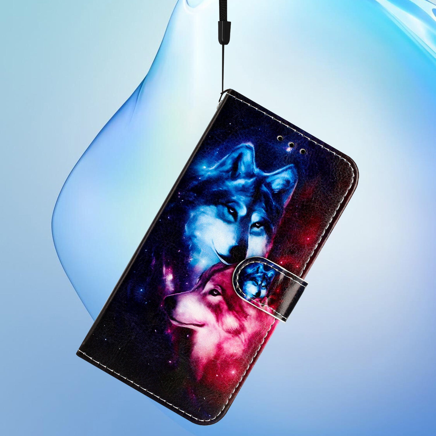 For Samsung Galaxy A34 5G Wallet Phone Case PU Leather Pattern Printing Stand Flip Cover
