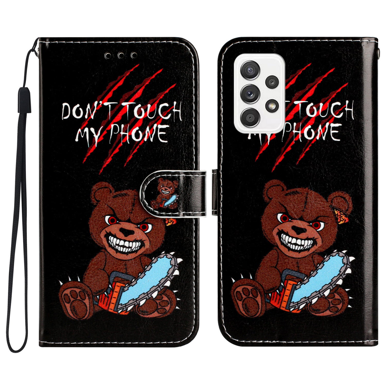 For Samsung Galaxy A23 5G (Global Version) Wallet Phone Case PU Leather Pattern Printing Stand Flip Cover