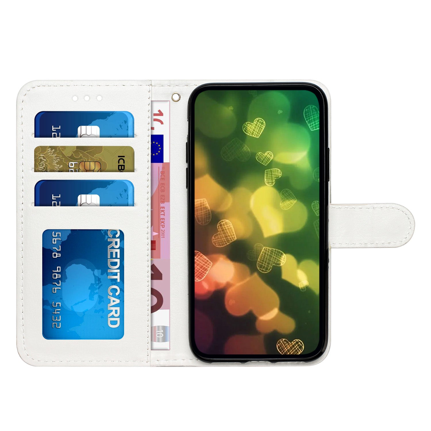 Pattern Printing Phone Case for Samsung Galaxy A22 4G (EU Version) Leather Folding Stand Wallet Cover