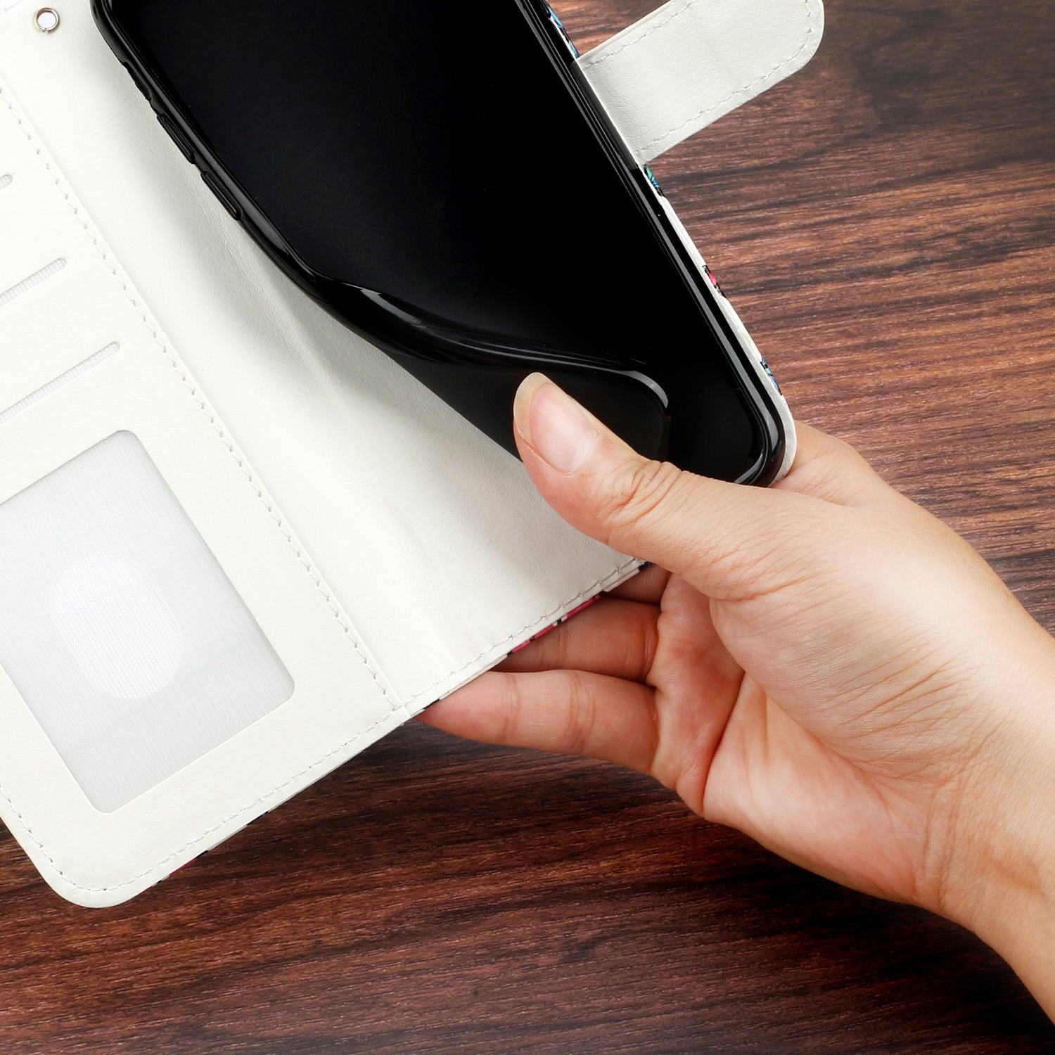 Til Samsung Galaxy A32 4G (EU-version) Mønsterudskrivning Stødsikker telefonetui Læderpung Flip Stand Shell