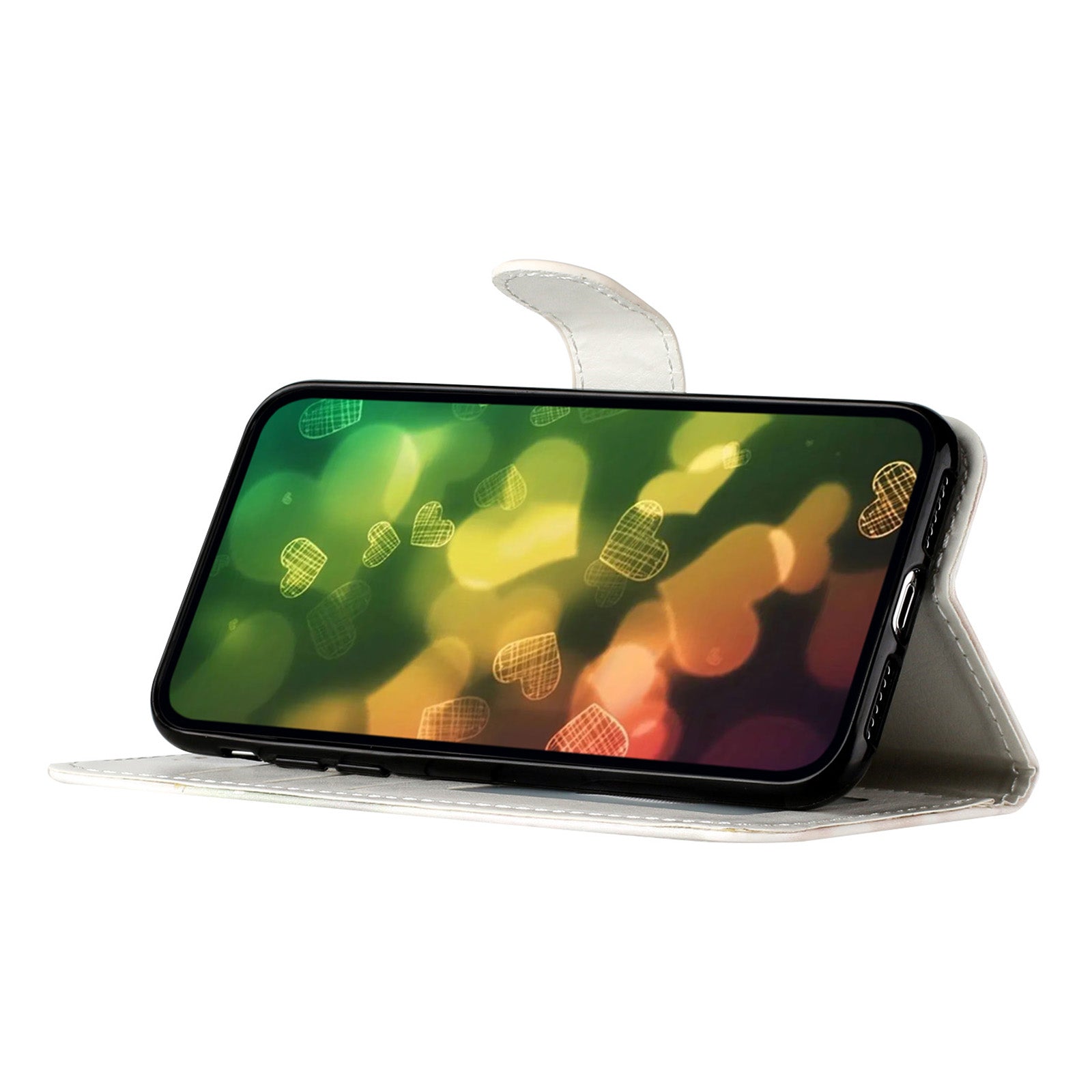 Til Samsung Galaxy A32 4G (EU-version) Mønsterudskrivning Stødsikker telefonetui Læderpung Flip Stand Shell