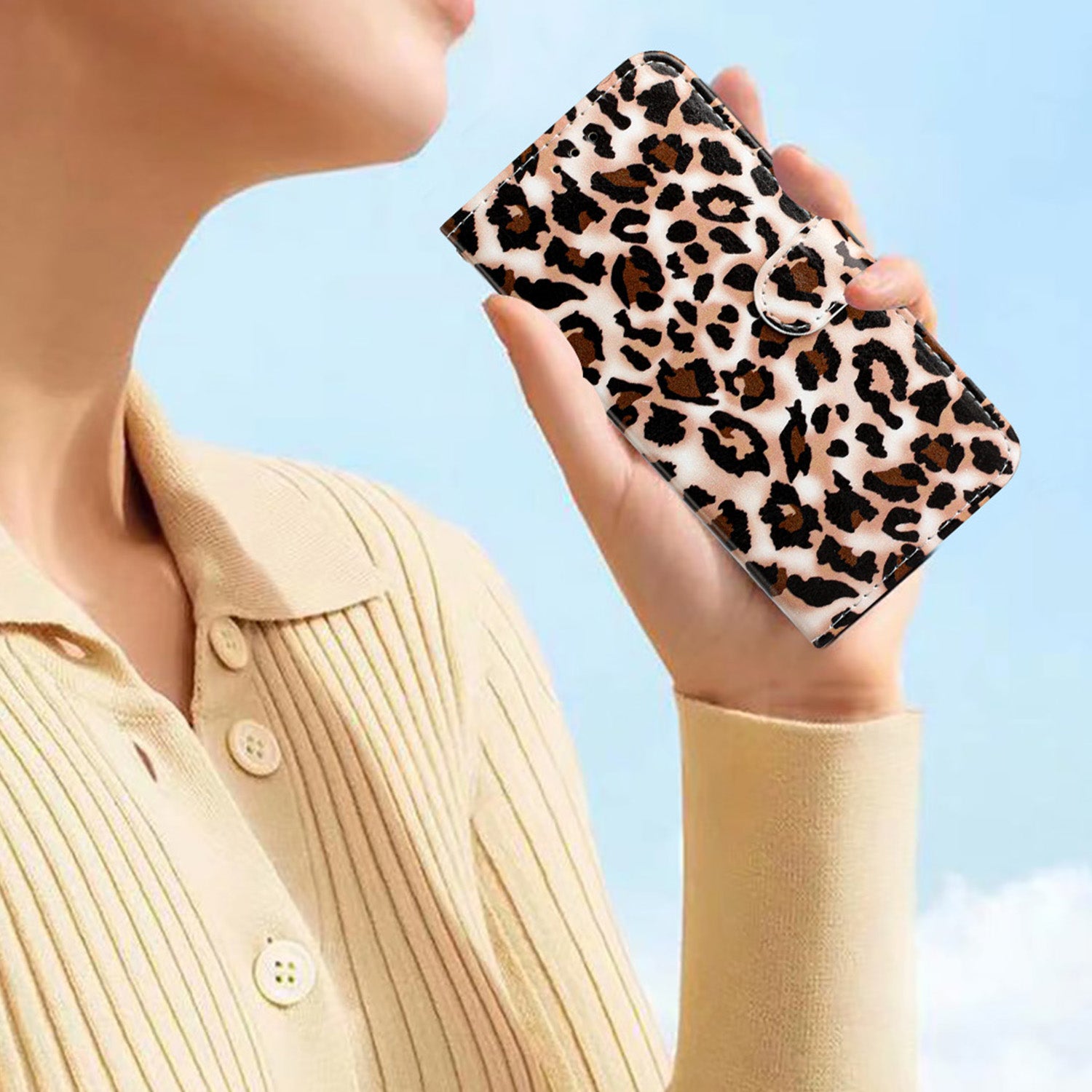 For Samsung Galaxy A22 5G (EU Version) Leather Wallet Full Protection Phone Case Pattern Printing Stand Cover